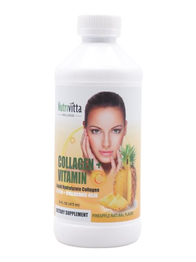 27501 - Farcom Hyaluronic Collagen Piñeapple Hydrolzed + Vitamin C  16 oz - Box:  - Loc: R6