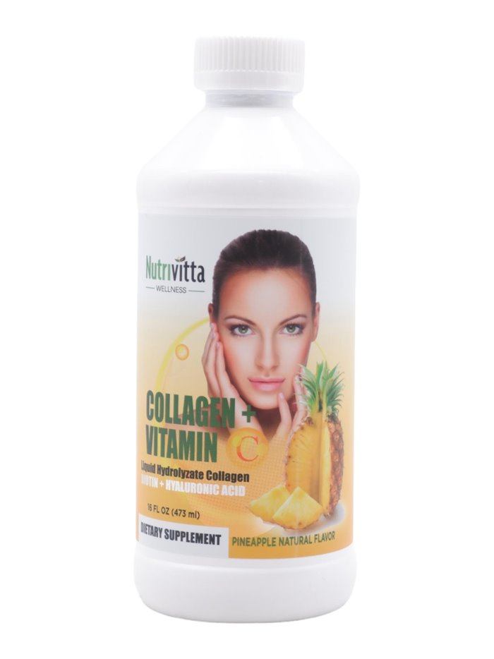 27501 - Farcom Hyaluronic Collagen Piñeapple Hydrolzed + Vitamin C  16 oz - Box:  - Loc: R6