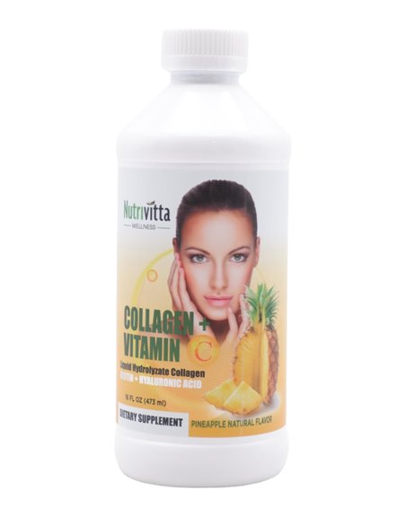 27501 - Farcom Hyaluronic Collagen Piñeapple Hydrolzed + Vitamin C  16 oz - Box:  - Loc: R6