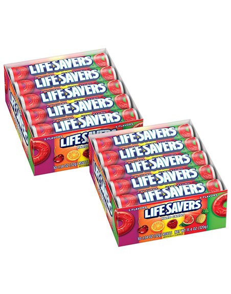 6896 - LifeSavers Hard Candy 5 Flavors - 20ct - Box:  - Loc: N1