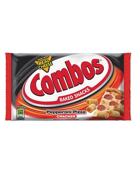 6913 - Combos Pepperoni Pizza Cracker - 18ct - Box:  - Loc: M11