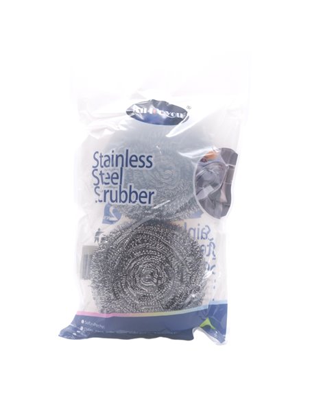 27562 - Stainless Steel Scourer - 12ct (2 Pack) - Box:  - Loc: J8