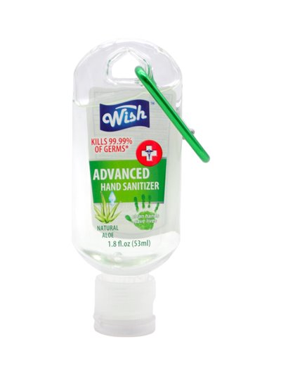 27564 - Wish Hand Sanitizer w/ Clip - 1.8 oz - Box:  - Loc: F2