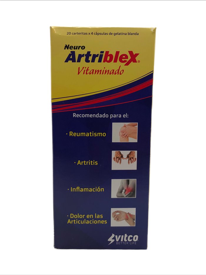 27579 - Artriblex Vitaminado Tabletas- 20 Pack/4ct - Box:  - Loc: K6