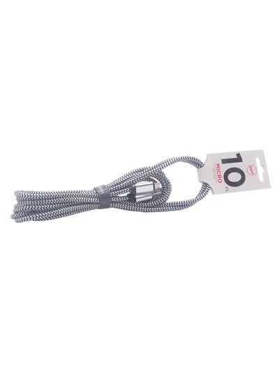 29281 - 10 Foot Cord Fast Charging Galaxi Micro USB - Box:  - Loc: L0