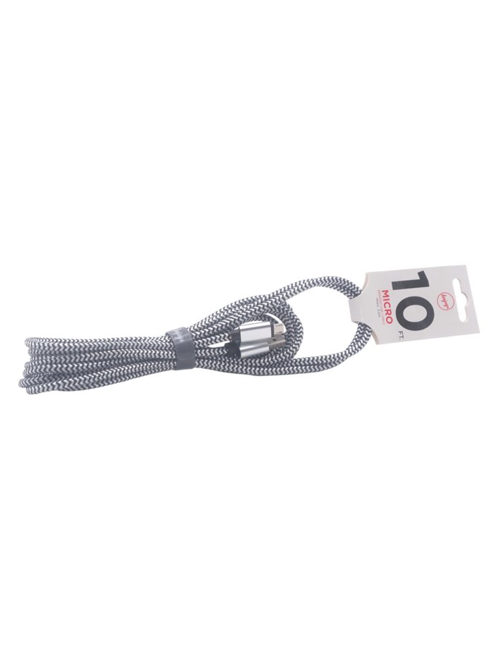 29281 - 10 Foot Cord Fast Charging Galaxi Micro USB - Box:  - Loc: L0