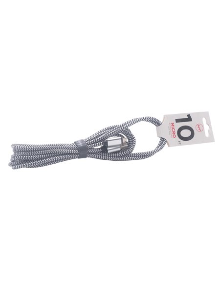 29281 - 10 Foot Cord Fast Charging Galaxi Micro USB - Box:  - Loc: L0