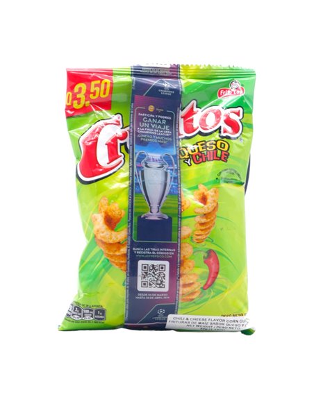 27608 - Sabritas Crujitos Queso y Chile - 1.13oz. (Case of 50) - Box:  - Loc: N13