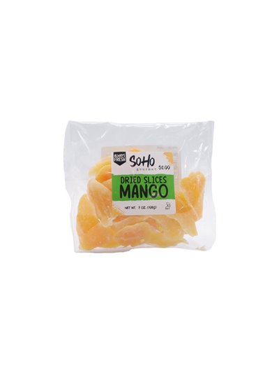 27628 - Soho Dried Mango Slices - 7oz. - Box:  - Loc: C.J.1