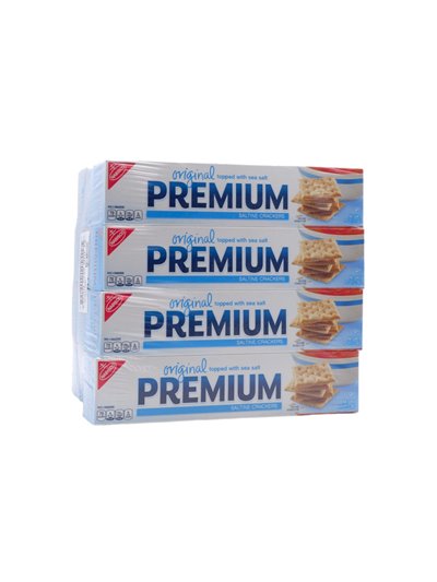 382 - Premium Crackers Original - 4 oz. (12 Packs) - Box:  - Loc: F5