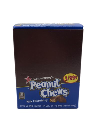 27652 - Peanut Chews Milk Chocolate 3/0.99 - Box:  - Loc: M6
