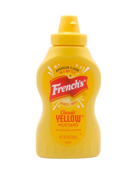27653 - French' s Yellow Mustard 20/8 oz - Box:  - Loc: 