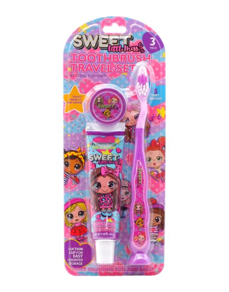 27678 - Oral Fusion Sweet Little Miss Travel Set - 3 Pack (68035) - Box:  - Loc: K9