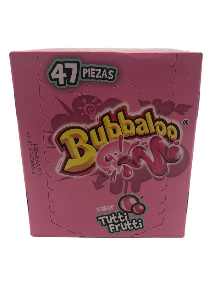 27721 - Bubbaloo Tutti Frutti - 47ct/239.7g. (Case of 24) - Box:  - Loc: M8