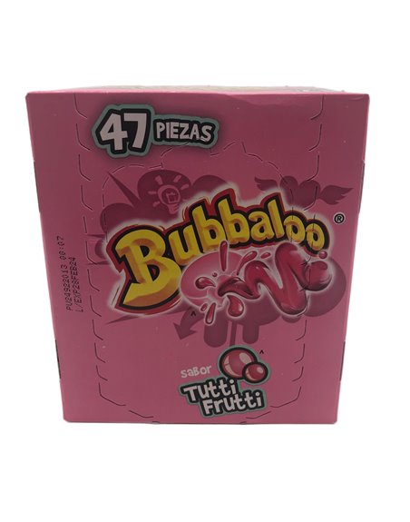27721 - Bubbaloo Tutti Frutti - 47ct/239.7g. (Case of 24) - Box:  - Loc: M8