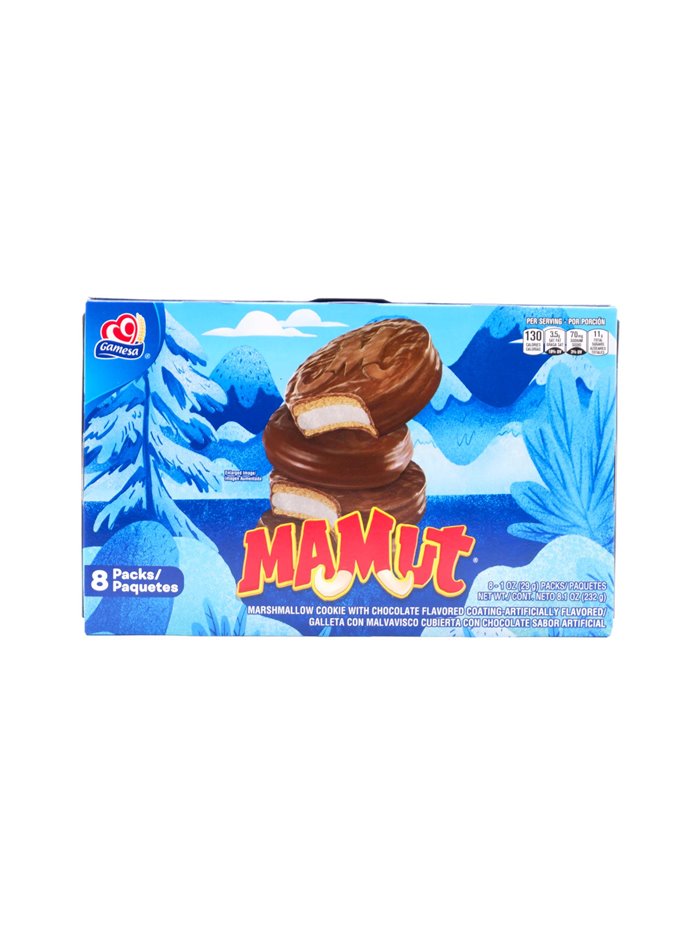 27730 - Gamesa Mamut Cookies - 8/8.1oz. (Case of 12) - Box:  - Loc: N7