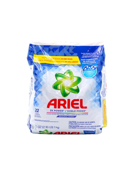 29387 - Ariel Powder Original - 1 kg (Case of 9) - Box:  - Loc: B7