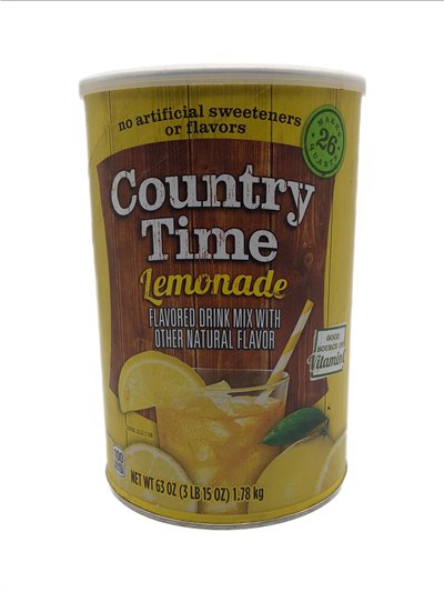 27751 - Country Time Powder Lemonade, Natural Flavor - 6/26 Qt. - Box:  - Loc: H1