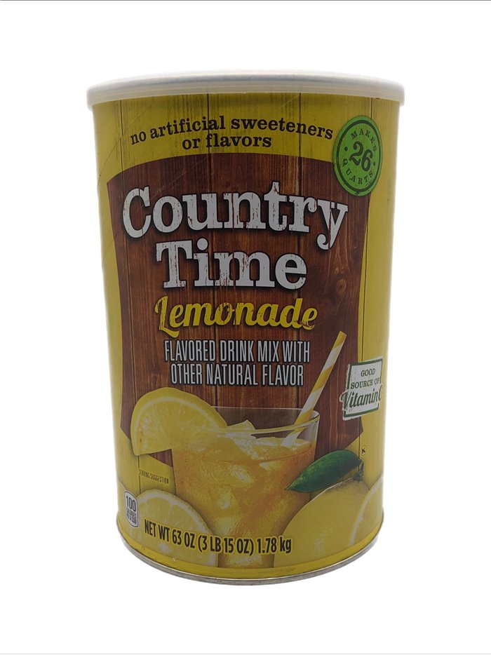 27751 - Country Time Powder Lemonade, Natural Flavor - 6/26 Qt. - Box:  - Loc: H1