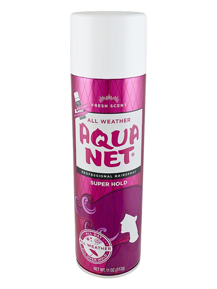 7246 - Aqua Net Super Hold (Red), Fresh Scent - 11 oz. - Box:  - Loc: K9