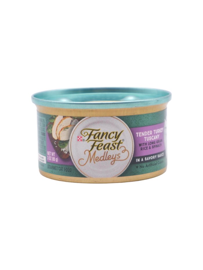 27844 - Purina Fancy Tender Turkey Tuscany - 3 oz. (24 Cans) - Box:  - Loc: E12