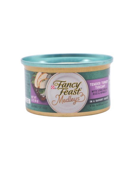 27844 - Purina Fancy Tender Turkey Tuscany - 3 oz. (24 Cans) - Box:  - Loc: E12