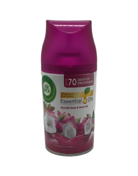 27872 - Air Wick Refill Ultra Machine Can, Satin & Moonlily - 250ml (Case of 4) - Box:  - Loc: I6