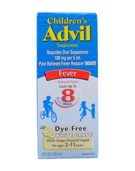 29484 - Advil Children's White Grape - 4 fl. oz. - Box:  - Loc: 32P