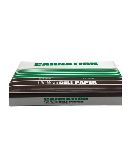 27895 - Carnati Deli Paper Waxed Paper - 500 Sheets - Box:  - Loc: Q4