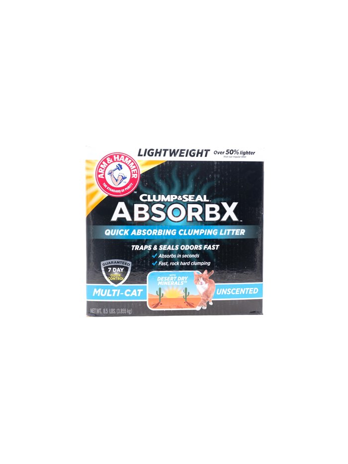 29505 - Arm & Hammer  Cat Litter Unscented, 8.25 Lb - (Pack of 2). 17722 - Box:  - Loc: S2