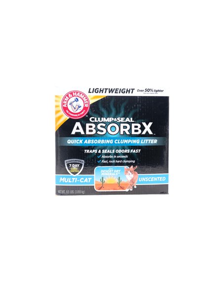 29505 - Arm & Hammer  Cat Litter Unscented, 8.25 Lb - (Pack of 2). 17722 - Box:  - Loc: S2