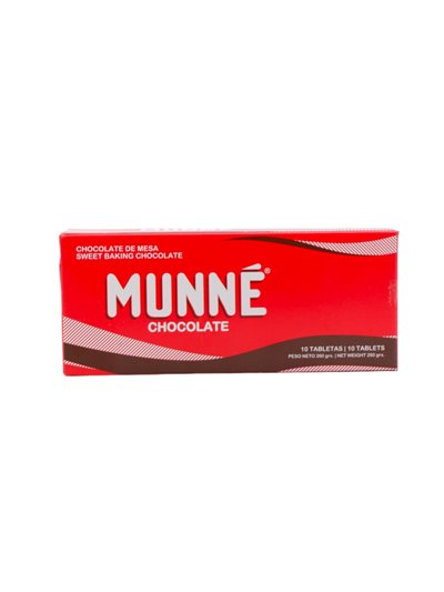 29531 - Munne Chocolate Tablet - 260g (10 Bars) - Box:  - Loc: C.J.2