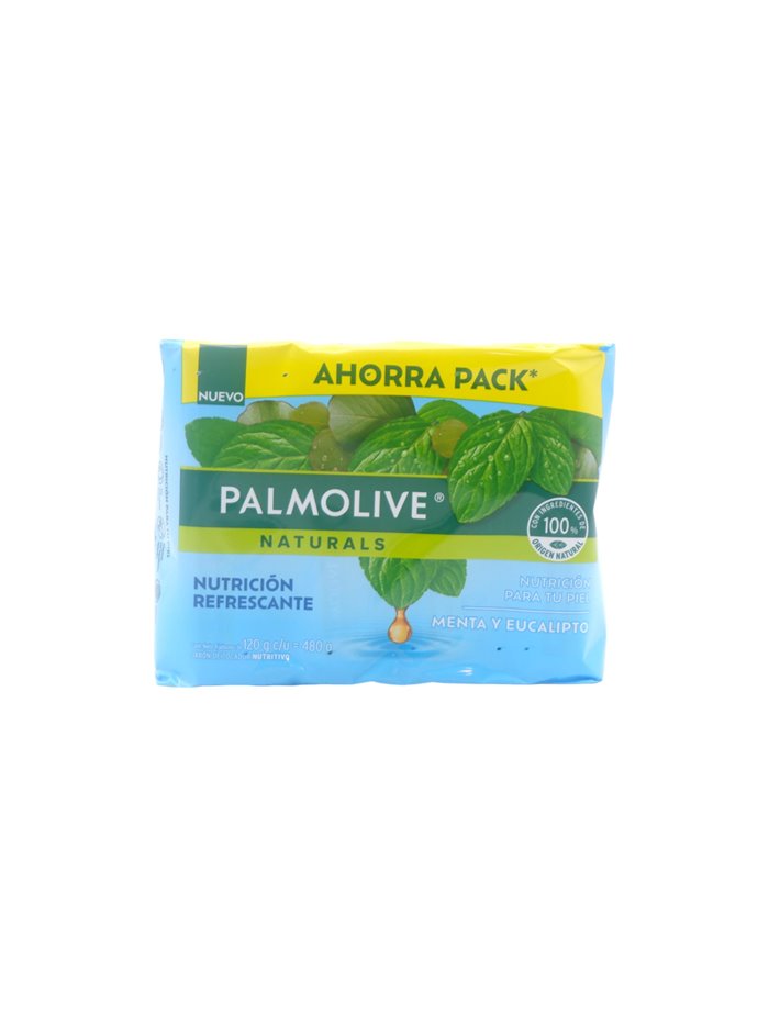 29537 - Palmolive Menta & Eucalypto - 120g (Pack Of 4) - Box:  - Loc: K6