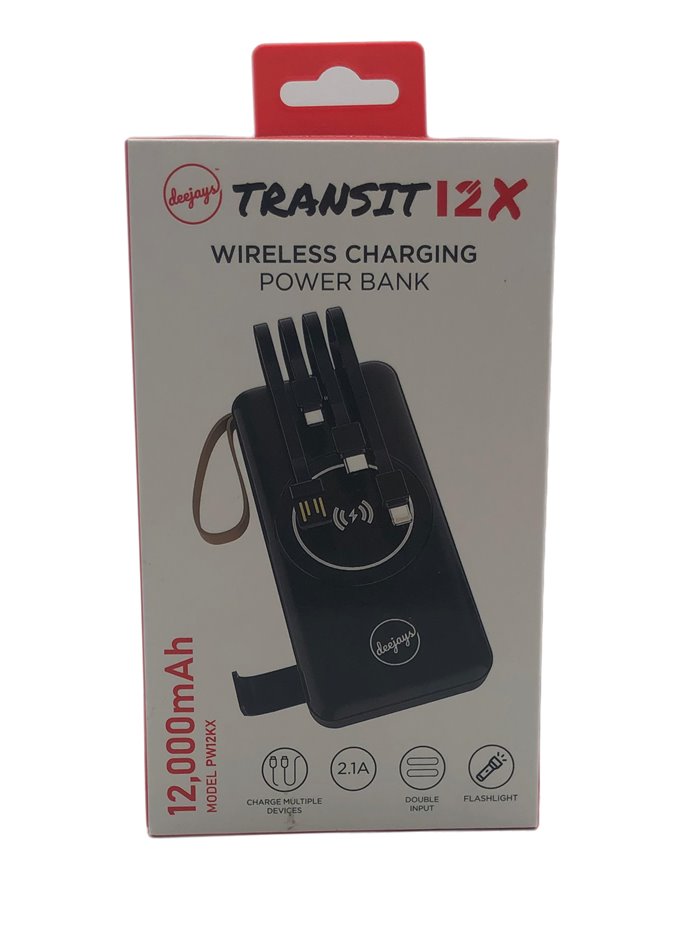 27990 - Wirelesds Charging Power Bank 12,000 mAh ( Pw12kx ) - Box:  - Loc: 