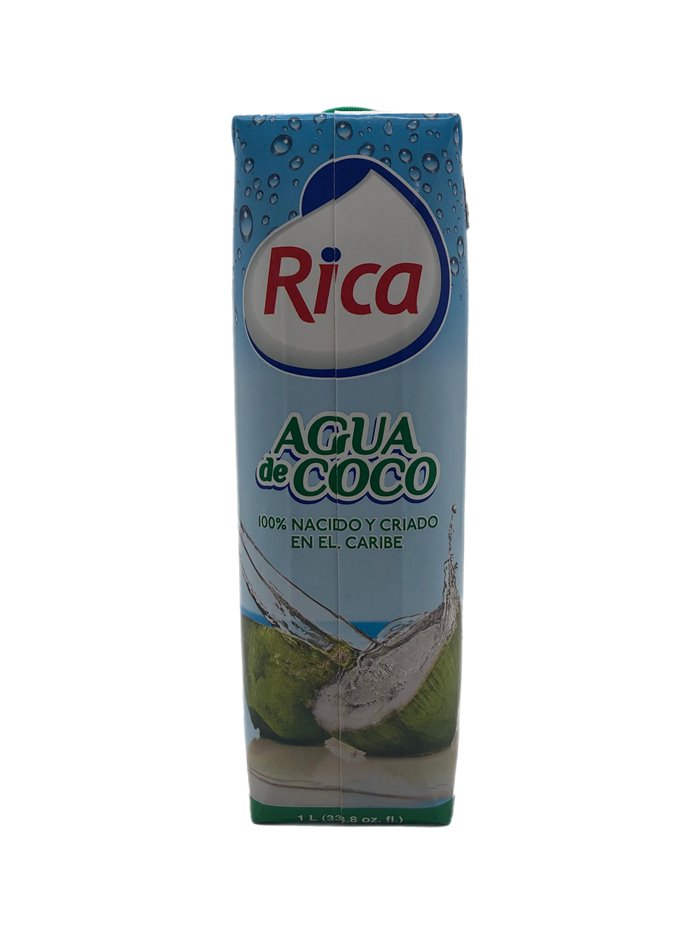 28007 - Rica Coconut Water Twist Cap - 1 Lt. (Pack of 12) - Box:  - Loc: F1
