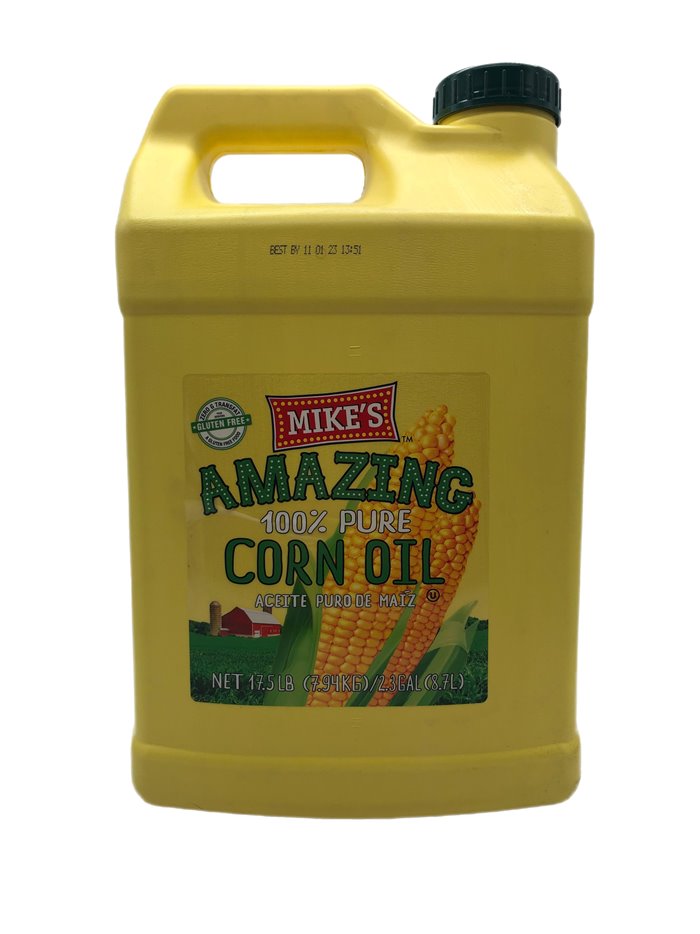 28021 - Mike's Amazing 100% Corn Oil - 2.3 Gallon - Box:  - Loc: H9