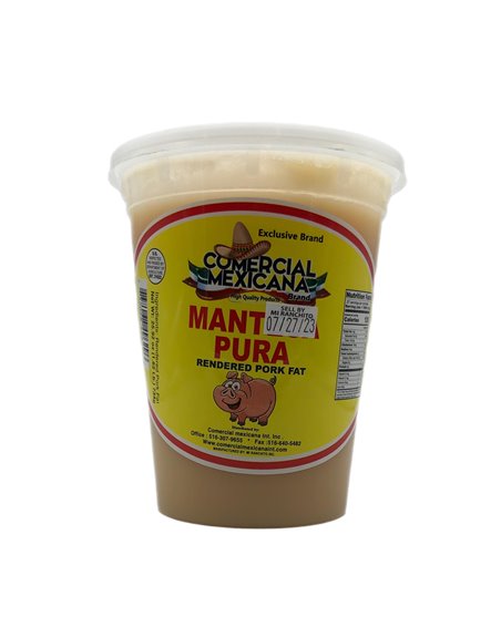 28070 - Comercial Mexicana. Manteca Pura - 12/25.92 oz. - Box:  - Loc: 1