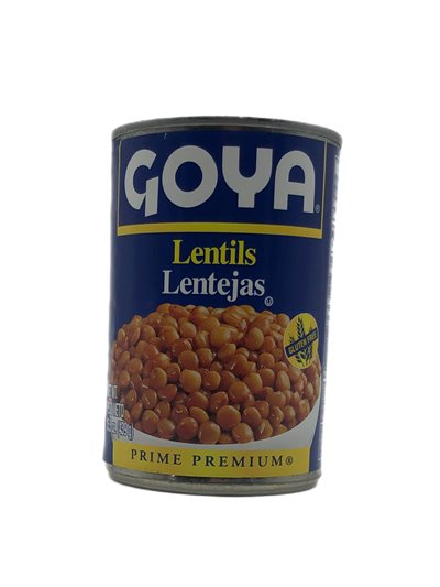 28082 - Goya Lentils Beans - 15.5 oz. (Pack of 24) - Box:  - Loc: G11