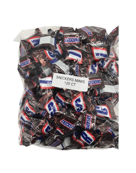 28090 - Snickers Fun Size - 120ct - Box:  - Loc: 21F