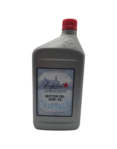 28093 - Capitale Lubricants Motor Oil- 20w-50 Oil - 1L (Case of 12) - Box:  - Loc: A5