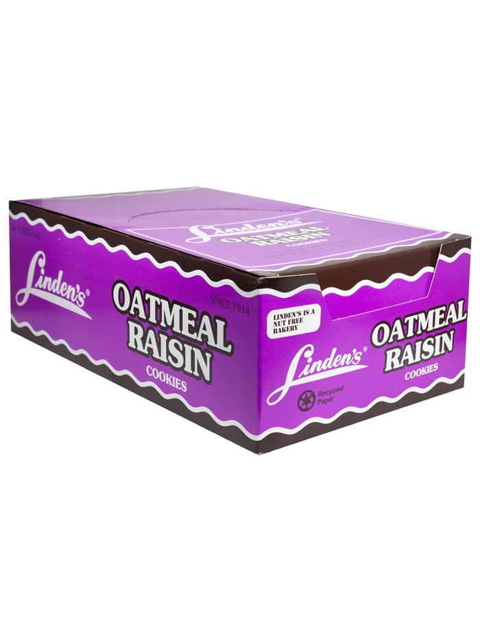7559 - Linden's Cookies Oatmeal Raisin - 18ct - Box:  - Loc: L2