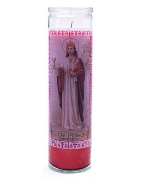 9087 - Candle Saint Barabara - (Case of 12) - Box:  - Loc: H11