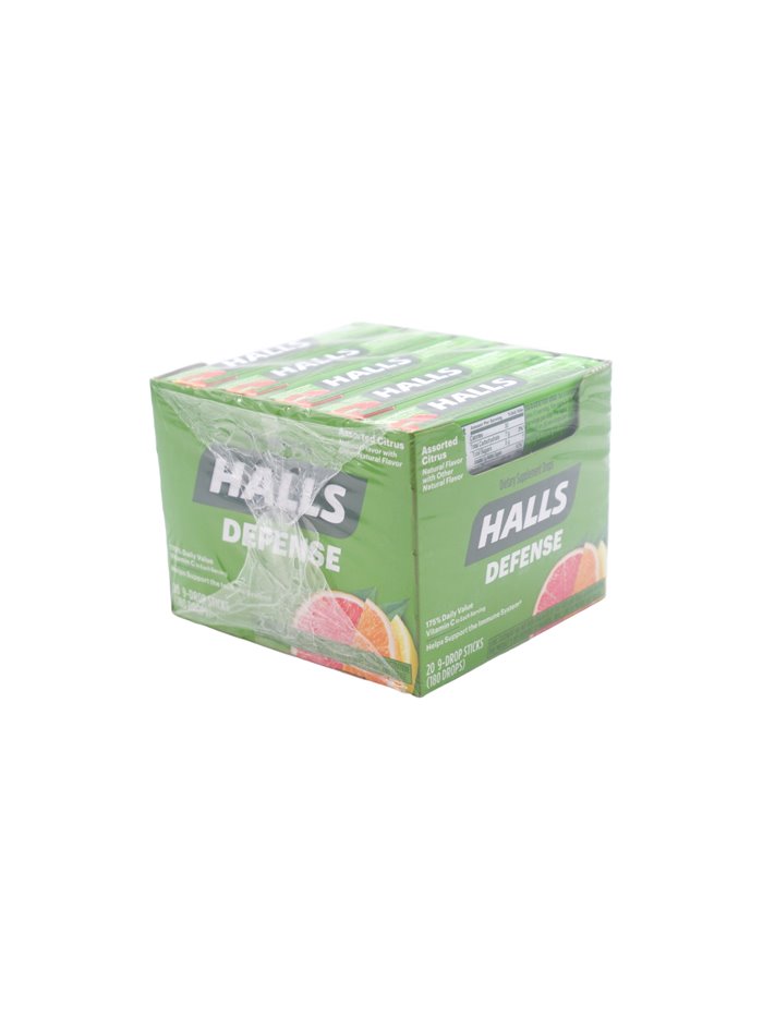 28188 - Halls Citrux Vitamin C 20/9pc - Box:  - Loc: N1