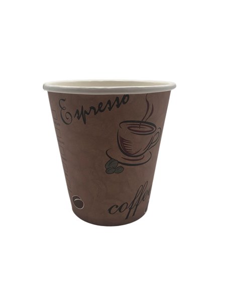 28209 - Paper Coffee Cups (Brown), 10 oz. - 1000 ct. M.D.Cup - Box:  - Loc: Q4