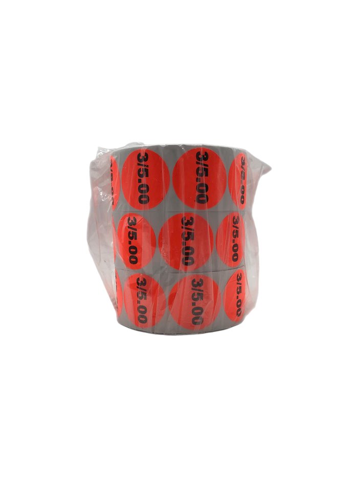 28213 - 3/$5 Label Price - 3pk - Box:  - Loc: P0