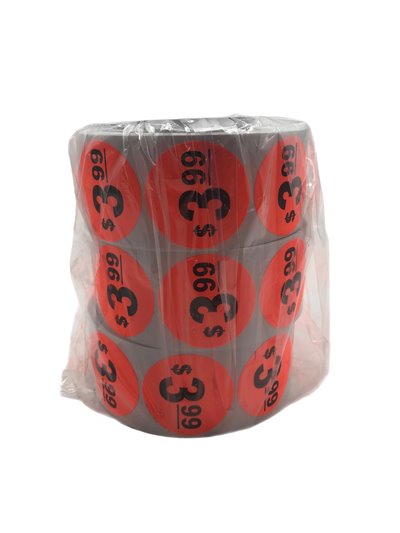 28215 - Label Price 3.99 3PK - Box:  - Loc: P0