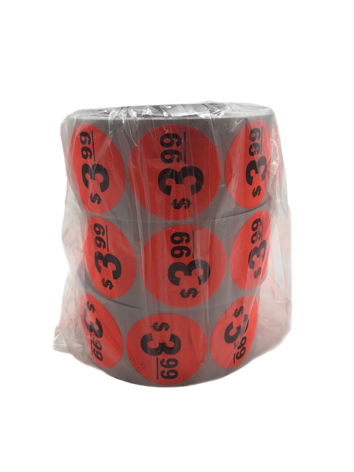 28215 - Label Price 3.99 3PK - Box:  - Loc: P0
