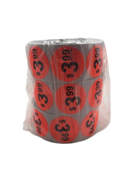 28215 - Label Price 3.99 3PK - Box:  - Loc: P0