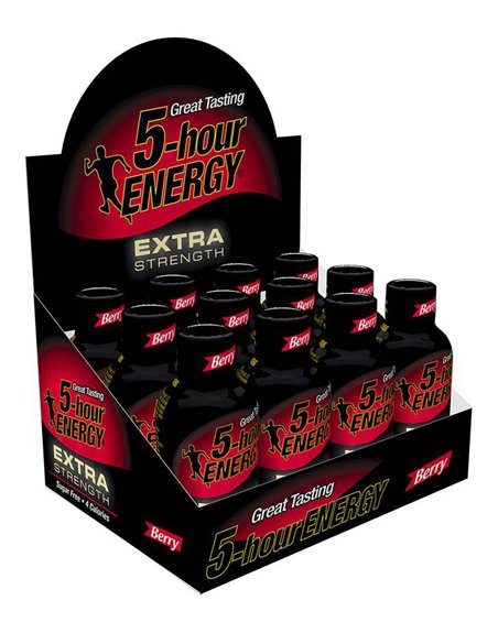 9114 - 5-Hour Energy Extra Strength, Berry - 1.93 fl. oz. (12 Pack) - Box:  - Loc: N1