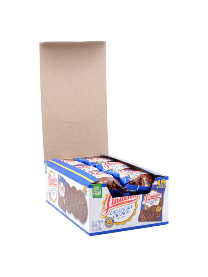29776 - Linden's Cookies Chocolate Crunch - 18ct - Box:  - Loc: M4